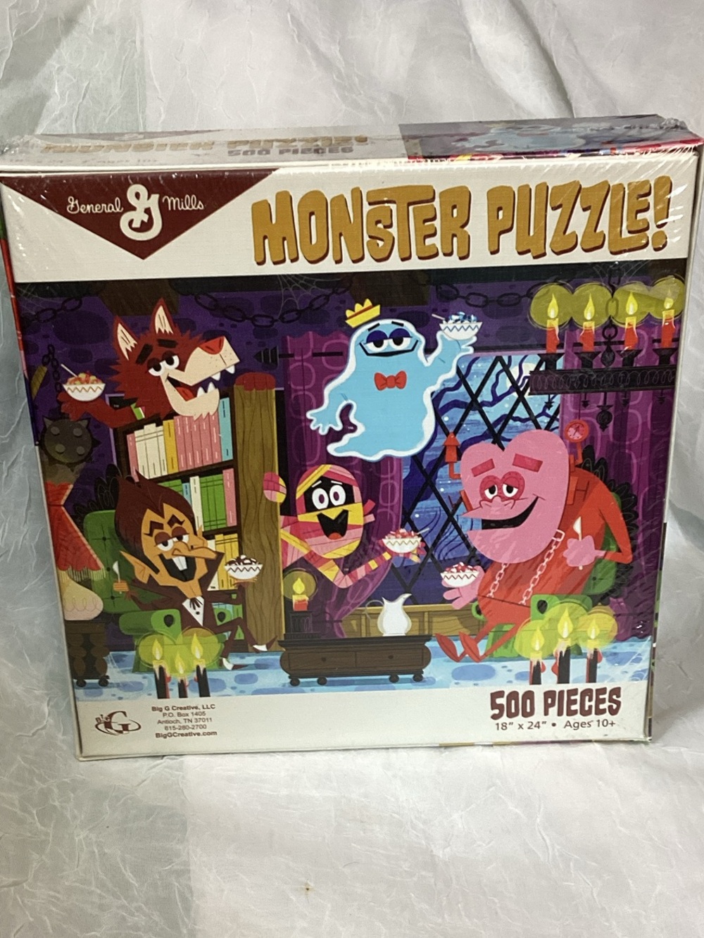 Count Chocula Boo Berry & the General Mills Cereal Gang Puzzle 500 Pieces Sealed